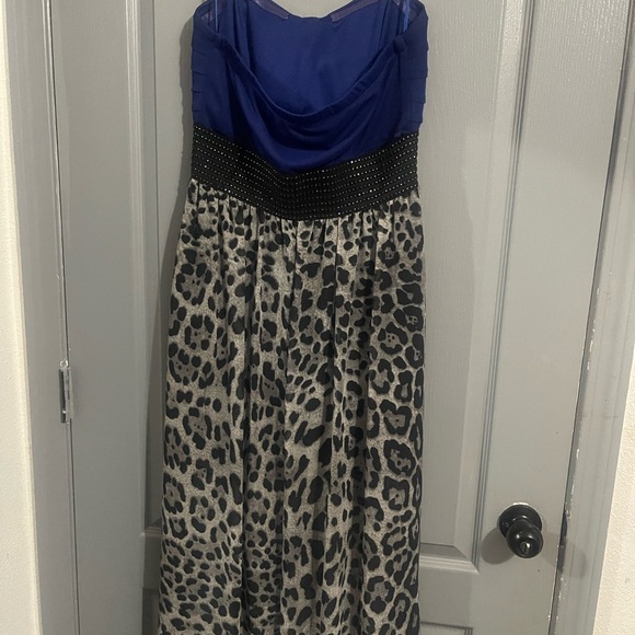 Roberta Bridal Elegant Blue Gown - Picture 2 of 5